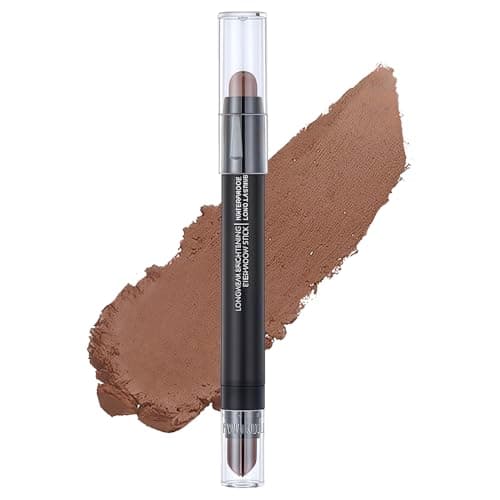 Image of Brown Eyeshadow Stick, Matte Cream Eyeshadows Pencil, Dual-Ended Nude Neutral Eye Shadow Crayon With Brush, Long-Lasting Waterproof Smudge-Proof, Smoky Eye Makeup for Daily Wear Date Party