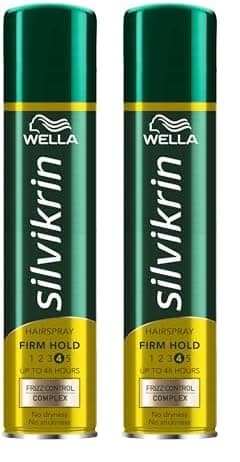 Image of Wella Silvikrin Firm Hold Hairpsray, EXTRA VALUE 500ml (Pack of 2)