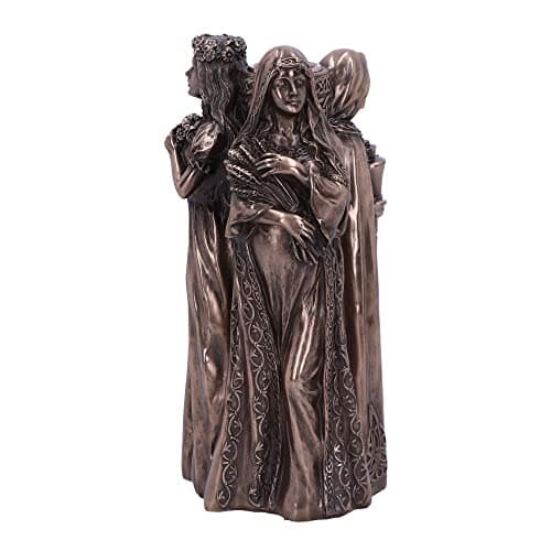 Image of Nemesis Now Maiden, Mother, Crone Candle Holder 17cm, Bronze D5748U1