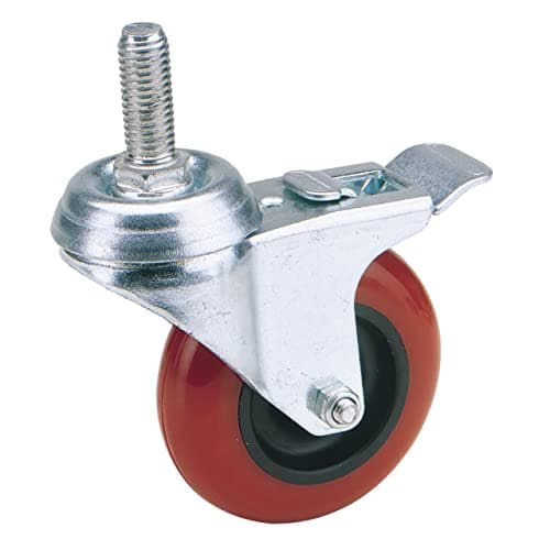 Image of Draper 65516 75mm-Diameter Polyurethane Castor Plate Fixing