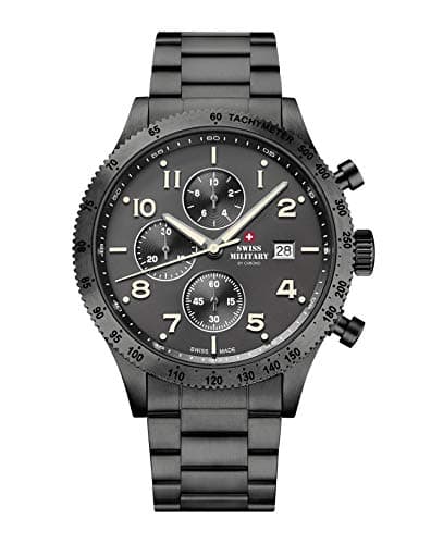 Image of Swiss Military by Chrono Men's Chronograph Quartz Watch with Stainless Steel Bracelet SM34084.04