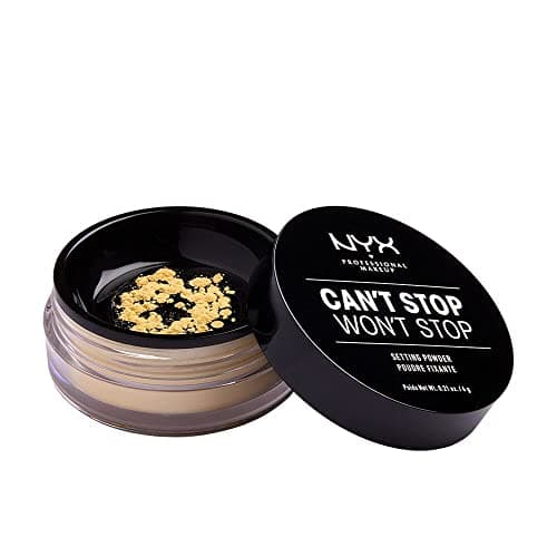 Image of NYX Professional Makeup Can't Stop Won't Stop Setting Powder, Loose Format, Matte Finish, Oil Absorbing, Vegan Formula, Shade: Banana
