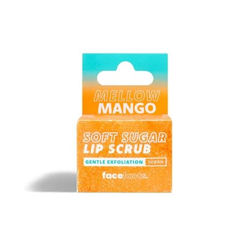 Image of Face Facts Candied Mellow Mango Lip Scrub| Soften + Smooth Dry Lips | 10g