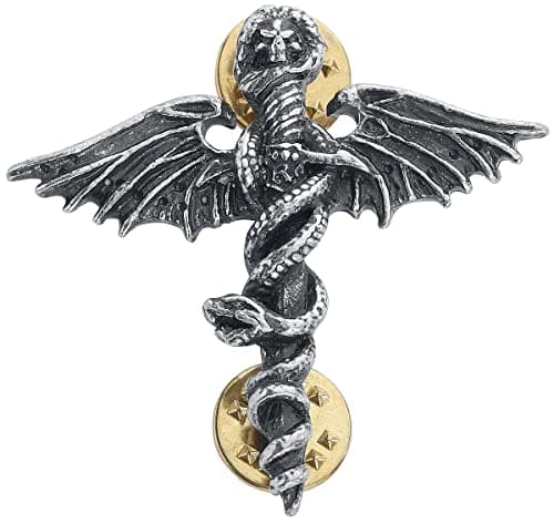 Image of Mötley Crüe Dr. Feelgood Unisex Pin silver-coloured, pewter,