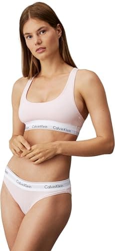 Image of Calvin Klein Women's Bikini, Pink, M