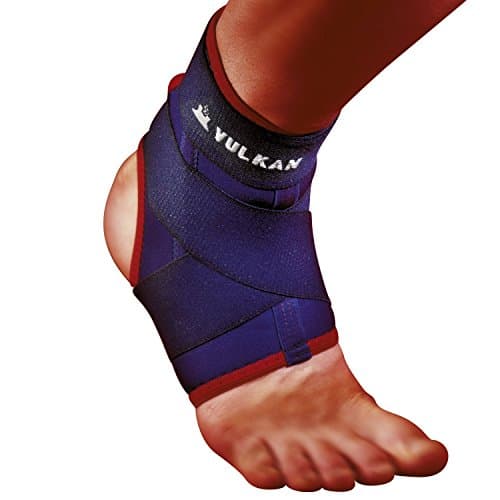 Image of Vulkan Classic Ankle Brace, Right, Medium, Ankle Support for Rolled Ankles, Sprains, and Strains, Compression Sleeve for Athletes and Exercising, Stabiliser for Achilles Injuries and Plantar Fasciitis