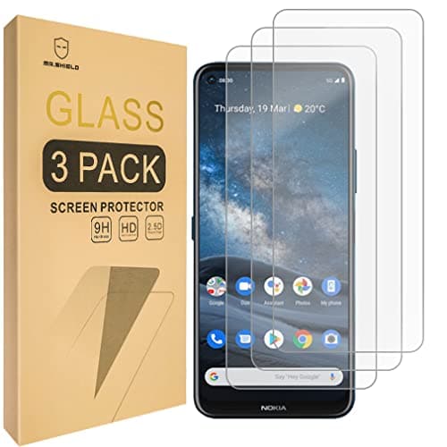 Image of Mr.Shield Screen Protector For Nokia 8.3 5G [Tempered Glass] [9H Hardness] [3-Pack] Screen Protector