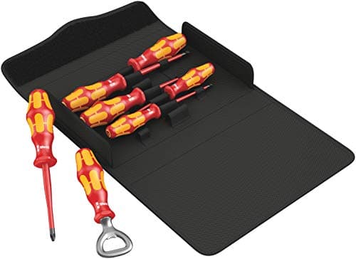 Image of Wera Kraftform 100 is/7 05136022001 Screwdriver Set 2 VDE 7-Piece Set