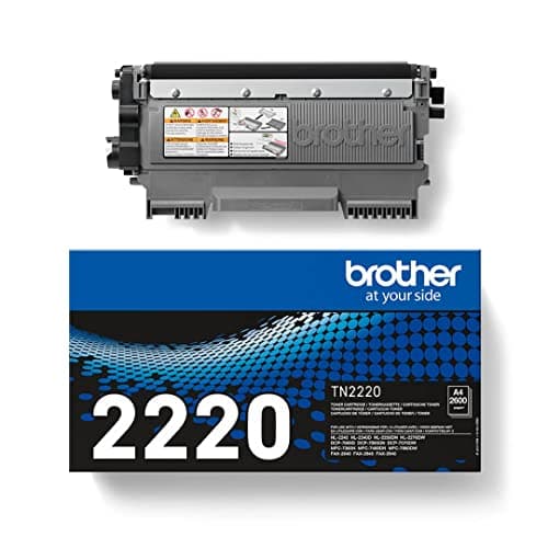 Image of Brother TN2220 - Black - original - toner cartridge - for Brother DCP-7060, 7065, 7070, HL-2220, 2240, 2250, 2270, MFC-7360, 7460, 7860, FAX-2840
