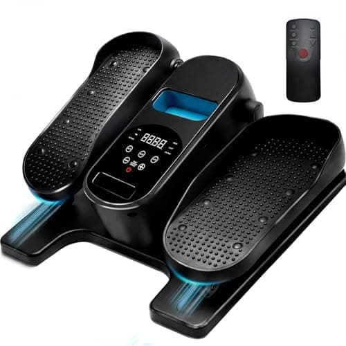 Image of Amonax Under Desk Elliptical Machine, Electric Pedal Exercisers for Elderly Seniors, Motorised Mini Elliptical Exerciser with Remote Control, Cross Trainer for Low Impact Home Exercise