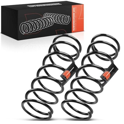 Image of Frankberg 2x Coil Spring Rear axle Compatible with C-Klasse T-Model S202 S203 1996-2007 E-Klasse W210 1995-2002 Replace# A2023242404