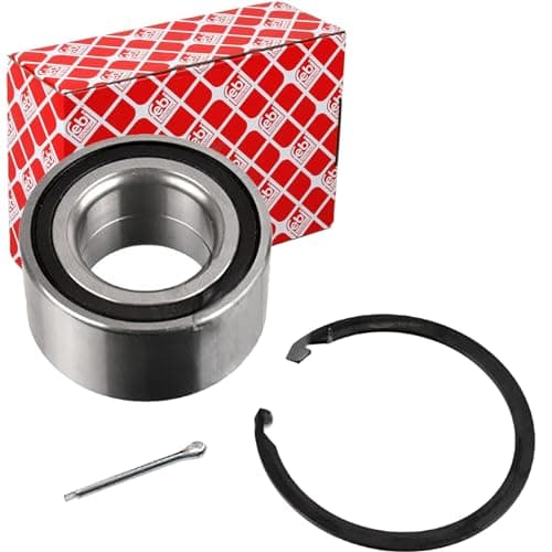 Image of FEBI BILSTEIN Wheel Bearing Kit 180593 Front Left & Front Right Outer Diameter: 80 mm Inner Diameter: 43 mm Angular Contact Ball Bearing with Integrated Magnetic Sensor Ring and ABS Sensor Ring