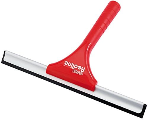 Image of Draper Redline Window Cleaning Equipment | 250 mm Rubber Blade Squeegee | Plastic Handle Window Cleaner | 68427