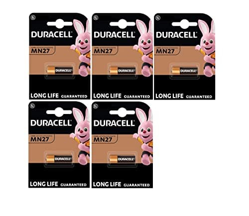 Image of 5X Duracell MN27 27A A27 8LR732 (5 Blister Packs of 1 Battery) 5 Batteries