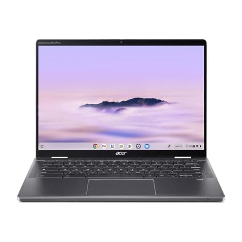 Image of acer Chromebook Plus Spin 714 CPE794-1N-781F 14" WUXGA 2-in-1 Touchscreen Laptop, Intel Core Ultra 7 155U 1.7GHz, 16GB RAM, 256GB SSD, ChromeOS, Iron
