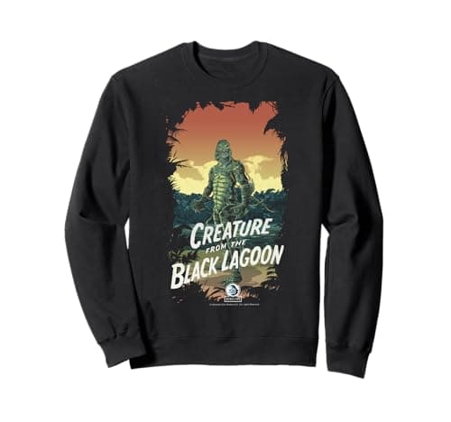 Image of Universal Monsters Creature From The Black Lagoon Dark Frame Sweatshirt