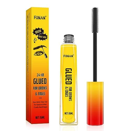 Image of FUNAN Eyebrow Gel,Clear Brow Gel,Glued for Brows & Edges, for Styling Brows,16ml,1 Pack