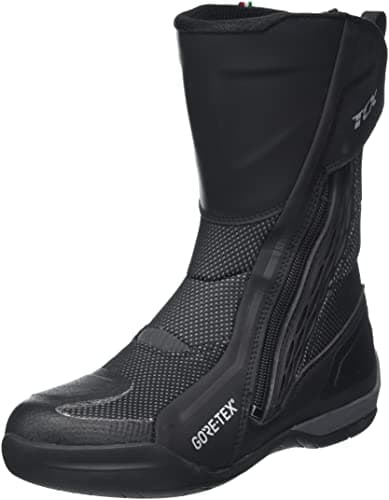 Image of TCX - Airtech 3 GTX, Men's Touring Boot, Waterproof Motorcycle Boot with Gore-Tex Membrane, Breathable Fabric and Microfiber Upper, Zip and Velcro Closure, Black
