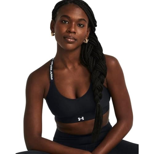 Image of UA Infinity Low 2.0 Bra - Black / / White - M A-C