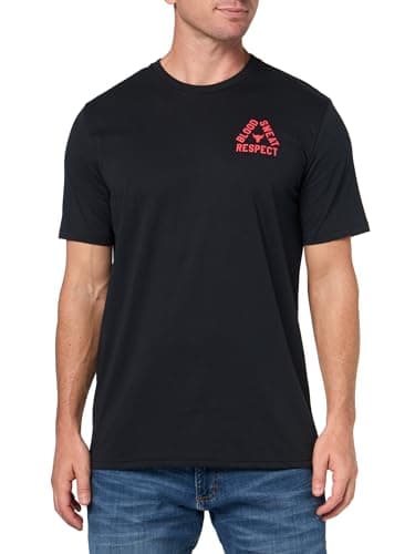 Image of Under Armour Project Rock Men's Short Sleeve T-Shirt, (001) Black/White/Racer Red, S, (001) Black/White/Racer Red, S
