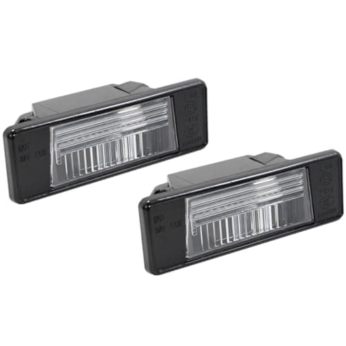 Image of BIAREN 2x Licence Rear Number Plate Light Lamps For Nissan Qashqai J10 X-Trail T31 Juke F15 Pulsar C13 26510JD00A 265108990A