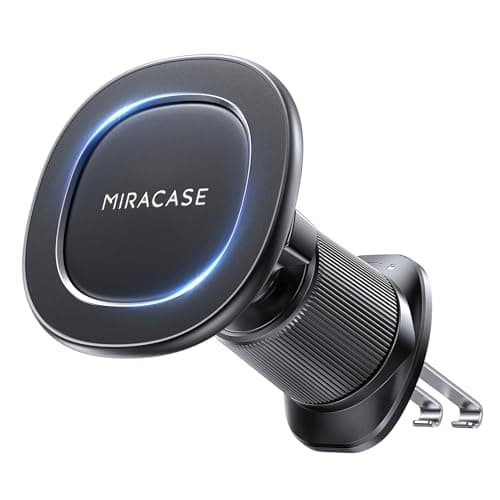 Image of Miracase for MagSafe Car Mount【Aerodynamic Design & Fracture-Resistant】 Magnetic Phone Holder for Car Phone Holder Air Vent for Car Accessories for Women Men for iPhone 17 Pro Max Air 16 15 14 13 12