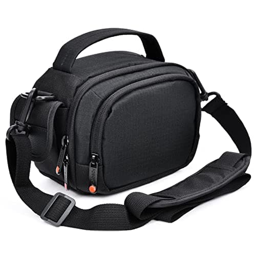 Image of FOSOTO Camcorder Video Camera Shoulder Bag for Handycam Digital Camera Compact Camera for Panasonic HC-V180 V777 / Sony HDR-CX405 CX240E CX625, FDR-AX43 AX53, black, Camcorder Bag