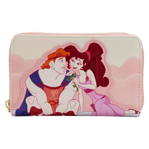 Image of Loungefly Disney Hercules 25TH Anniversary MEG & HERC Zip Around Wallet