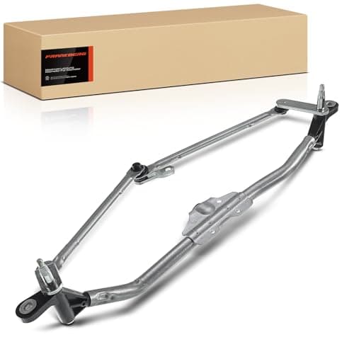 Image of Frankberg 1x Windshield Wiper Linkage without Motor Front Left Right Compatible with Fabia II 542 1.2L-1.9L 2006-2014 Room.ster 5J 1.2L-1.9L 2006-2015 R.o.o.m.s.t.e.r Praktik 5J Replace# 5J1955605B