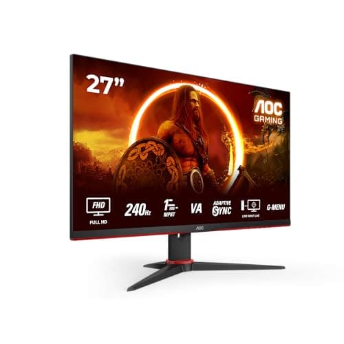 Image of AOC Gaming 27G2ZNE - 27 inch Full HD Monitor, 240 Hz, 1 ms MPRT, FreeSync Prem. (1920x1080, HDMI 1.4, DisplayPort 1.2) black/red