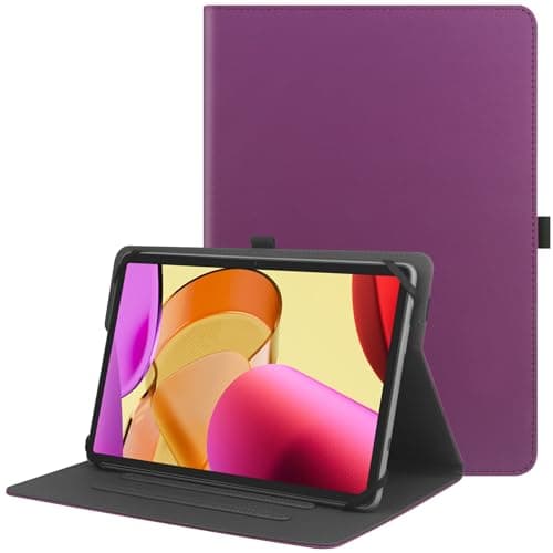 Image of HGWALP Universal 9",9.7",10.1",10.2",10.5",10.9",11" Tablet Case,Protective Cover Stand Folio Case for 9-11 Inch Tablet,Tablet Case Cover with Pen Holder for iPad, Samsung, Other Tablet-PLBF