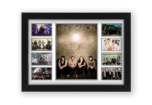 Image of Kings Of Leon Signed Poster Print - Limited Edition Autograph Fan Gift – Collectible Memorabilia Merchandise (Unframed A4 (30x21cm))