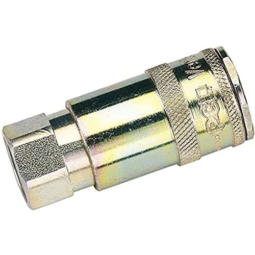 Image of Draper 51404 Vertex Taper Air Line Coupling with Female Thread, 3/8" BSP , Blue