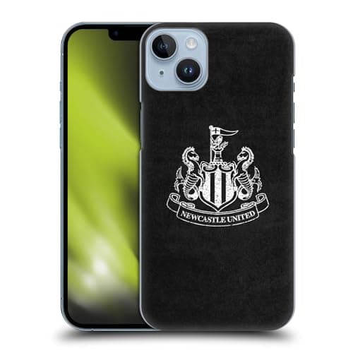 Image of Head Case Designs Officially Licensed Newcastle United Football Club Distressed Crest Hard Back Case Compatible With Apple iPhone 14 Plus