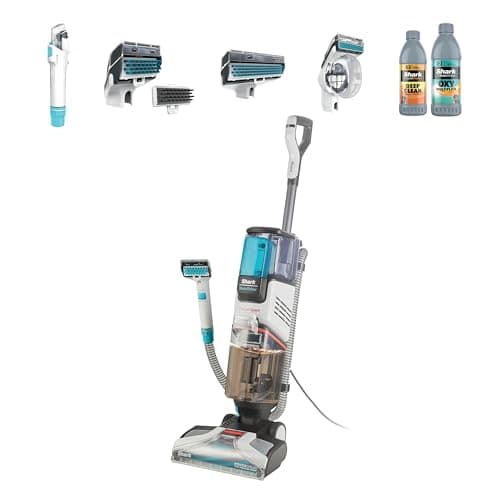 Image of Shark CarpetXpert Deep Clean Carpet Cleaner with Built-In StainStriker Spot Cleaner & 5 Tools inc. Pet Tool, EXCM Series Base Detergent and EXOX Series Boost Detergent, 2.1L, 960W, EX200UK