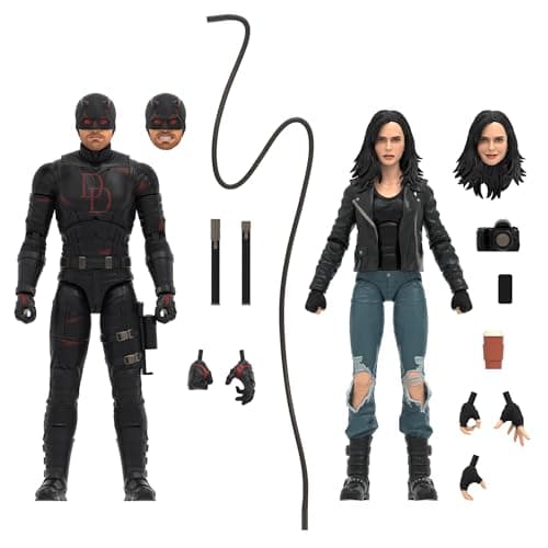 Image of Marvel Legends Series Daredevil: Born Again Daredevil & Jessica Jones, 2 Collectible 15 cm Action Figures
