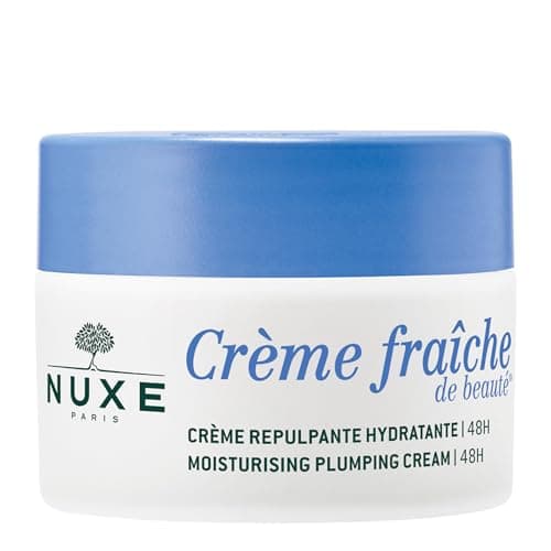 Image of Nuxe Crème Fraîche de Beauté Moisturising Rich Cream 50ml, 48h Hydration & Nourishment, With Red Algae Extract & Shea Butter, Vegan Formula for Dry Skin