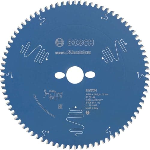 Image of Bosch Professional 1x Expert for Aluminium circular saw blade (for aluminium, saw blade Ø 260 x 30 x 2.8 mm, 80 teeth, circular saw accessories)