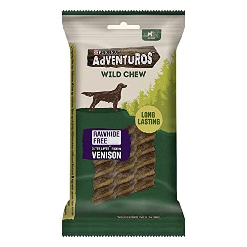 Image of ADVENTUROS Wild Chew Venison Medium Dog Treats 200g (Pack of 6)