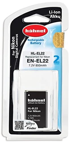Image of hähnel HL-EL22 Replacement Li-Ion Battery for Nikon EN-EL22 - Black