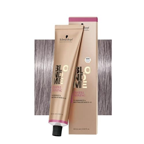 Image of Schwarzkopf BlondMe Color Pastel Toning Steel Blue 60ml - Crema neutralizzante per Capelli biondi