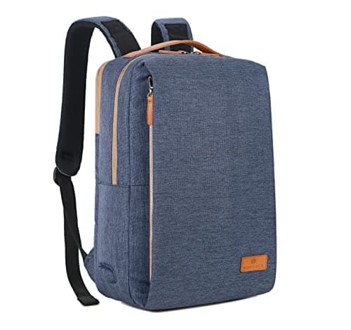 Image of Nordace Siena - 15.6 Inch Laptop Backpack for Men & Women with USB Charging Port, Waterproof - Daily, Travel, or Work, Blue, 19L, Travel Backpacks