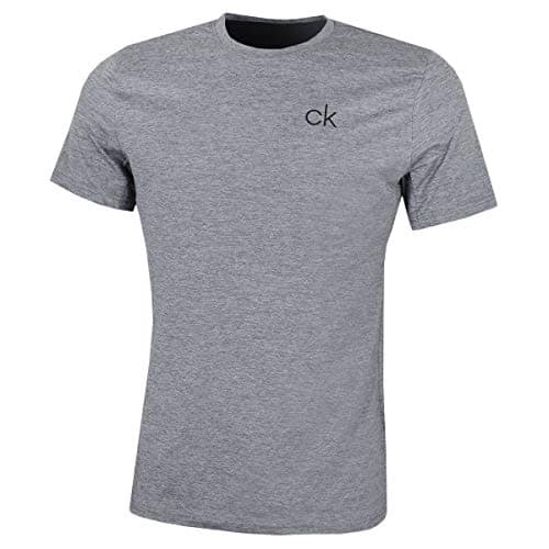 Image of Calvin Klein Mens Newport Tee T-Shirt - Silver - L