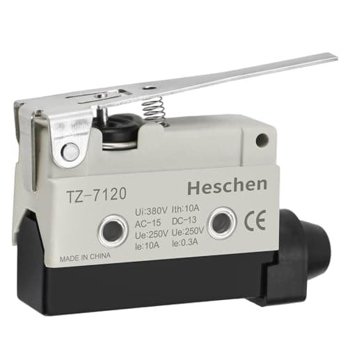 Image of Heschen Horizontal limit switch TZ-7120 momentray hinge lever actuator AC 380V 10A single pole