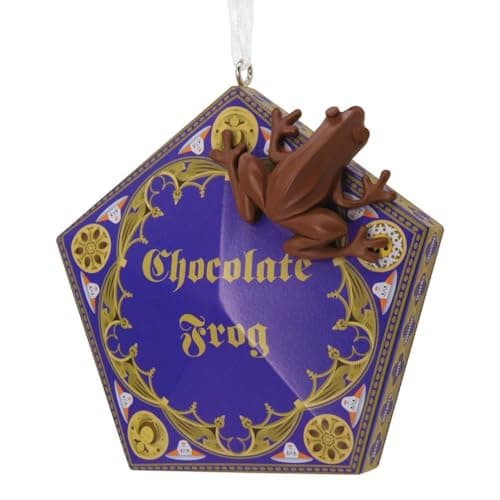 Image of Hallmark Collectable Harry Potter Chocolate Frog and Box Christmas Ornament, Harry Potter Decoration, Christmas Hanging Ornament, Gifts for Christmas