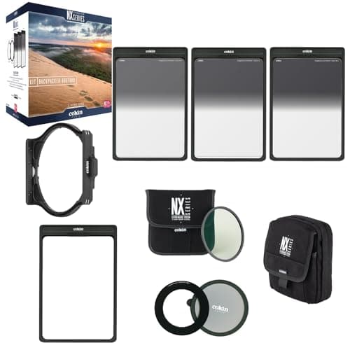 Image of COKIN NX-Series Backpackers Kit inc. 100mm Filter-Holder + Wallet + NUANCES Extreme GND4/GND8/GND16 Soft in frames + ø72/77/82mm Adapter ring + accessories
