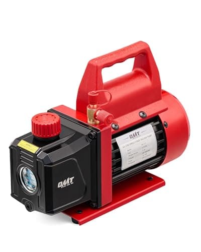 Image of Orion Motor Tech Vacuum Pump, 4.5 cfm 1/3 hp HVAC Single Stage Vacuum Pump for R12 R22 R134a R410a R502, Auto AC Vacuum Pump Kit for Automotive Air Conditioner Resin Degassing & More
