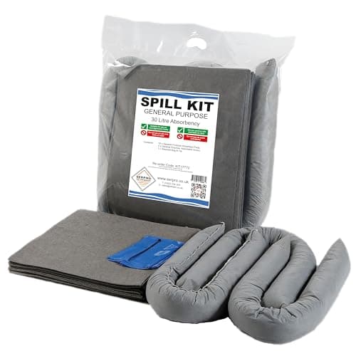 Image of 30 Litre General Purpose Spill Kit, Absorb a Wide Range of Liquids, Including Water, Oils, coolants, solvents, and mild Chemicals