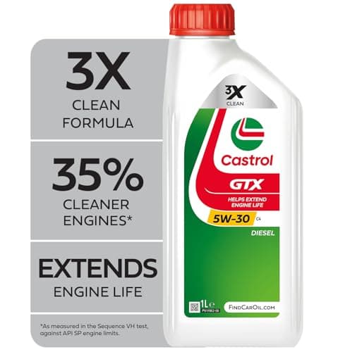 Image of Castrol GTX 5W-30 C4 Engine Oil 1L, White