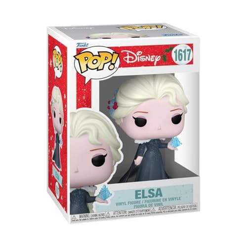 Image of Funko Pop! Disney: Princess Holiday - Elsa - Frozen - Collectable Vinyl Figure - Gift Idea - Official Merchandise - Toys for Kids & Adults - Disney/Pixar Fans - Model Figure for Collectors